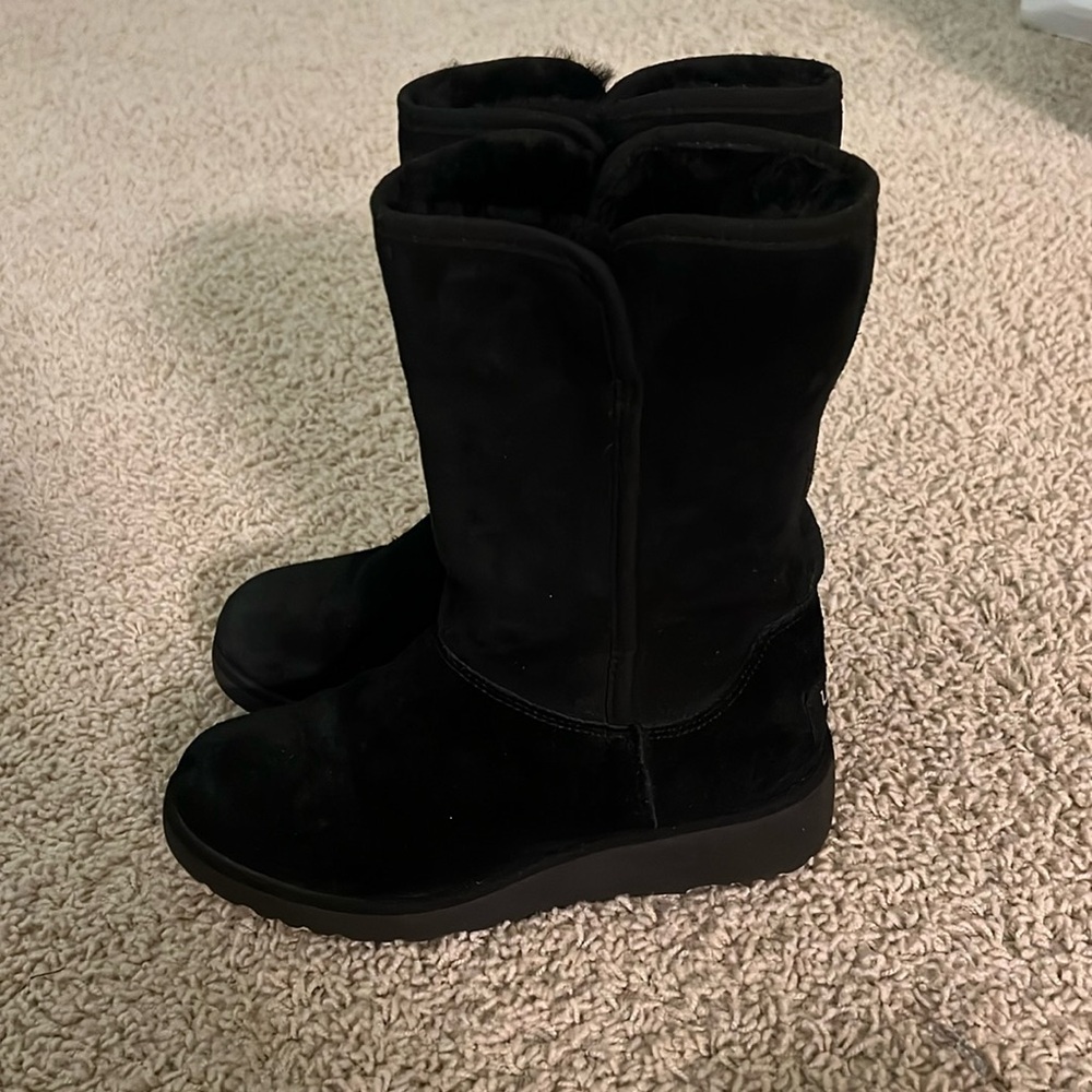 UGG aime foldable boots with wedge heel